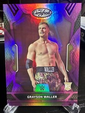 GRAYSON WALLER 2022 WWE PANINI CHRONICLES CERTIFIED 23/49 ROOKIE CARD