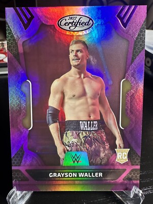 GRAYSON WALLER 2022 WWE PANINI CHRONICLES CERTIFIED 23/49 ROOKIE CARD