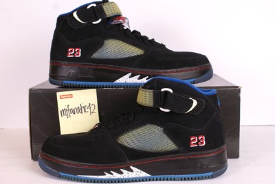 ajf 5 black varsity red