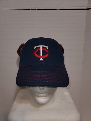 Minnesota Twins TC Bear Mascot Embroidered Hat with Ears - EXC COND | eBay