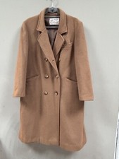 Vintage Oversized Cashmere & Wool Tan Brown Camel Coat