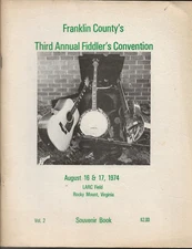 4 COPIES OF FRANKLIN CO VA YESTERDAY AND TODAY BOOKS + 1974 FIDDLERS CONV BOOK