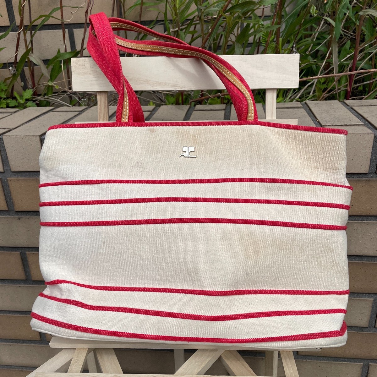 courrèges 赤 スエード バッグ 希少/美品 クレージュ ハンドバッグ スエード 赤 ヴィンテージ