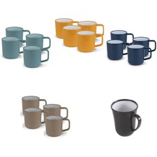 Camping Kaffee Tassen Becher aus Melamin, verschiedene Farben, widerstandsfähig