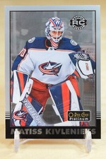 2020-21 OPC Platinum Retro Rookie #R-64 Matiss Kivlenieks - Columbus Blue Jacket