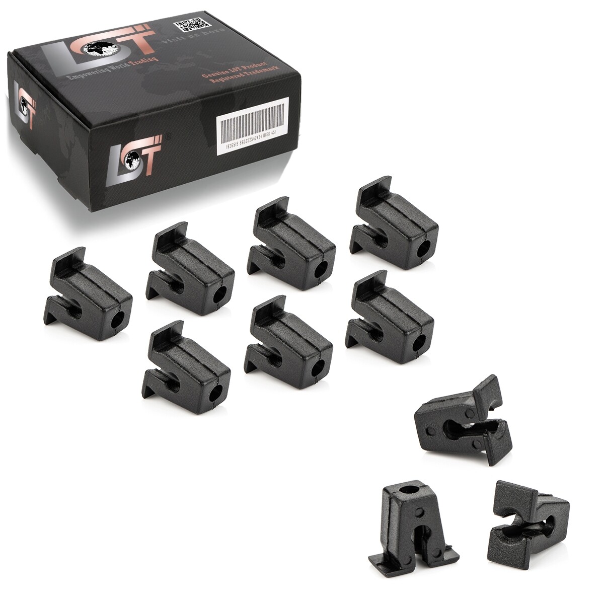 10x expanding nut insert nut clips wheel arch liner fender for VW