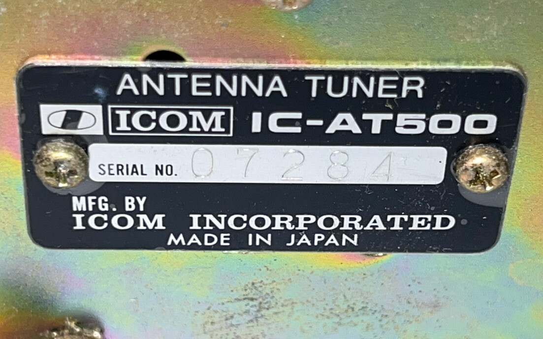 ICOM IC-AT500 アンテナチューナー Icom Ic-at500 500w Automatic Antenna Tuner for 4 Antennas