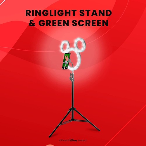 Disney Mickey Mouse Photo Studio Creator Selfie Ring Light, Tripod, Green screen - Picture 3 of 7