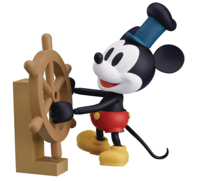 Nendoroid #1010b Steamboat Willie Mickey Mouse 1928 Color Good