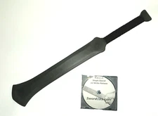 African PRACTICE SWORD Training Tribal Dagger Knife Congo Martial Arts DVD