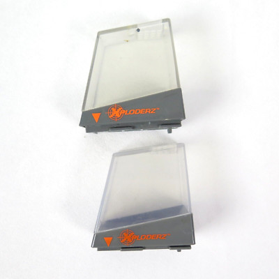 XPloderz X2 Invader Gun 200 Magazines lot of 2  2010 The Maya Group 3'' x 2.75''