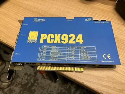 Digigram PCX924 soundcard broadcast Dalet.