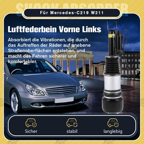 Luftfederbein Airmatic A2113205513 für Mercedes W211 S211 C219 RWD Vorne Links - Bild 7 von 17