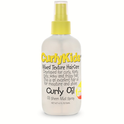 CurlyKids Mixed Texture Haircare Culy Oil Sheen Mist Spray 132 ml 