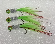Hand tied crappie jigs 1/16