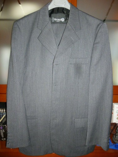 Traje gris tres piezas fórmula El Corte Inglés talla 50. | eBay