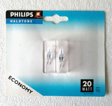 LAMPADINA ALOGENA PHILIPS HALOTONE (x2) UV STOP 20 W 12 V G4 Economy FARETTO NEW