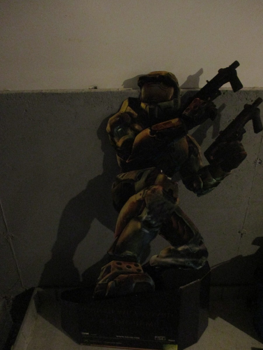 Halo2 タペストリー マスターチーフ Xbox 非売品 Halo 2 Original Microsoft Xbox Promo Store Display Master