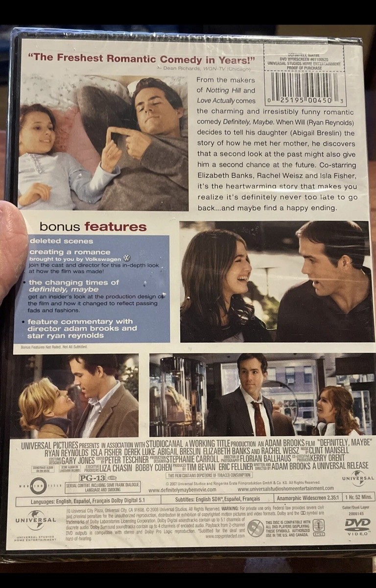 その他 Critical Review - Definitely Maybe [DVD] Amazon.com: Definitely, Maybe (Widescreen) : Ryan Reynolds