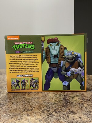 NECA TMNT Teenage Mutant Ninja Turtles Slash and Leatherhead 2