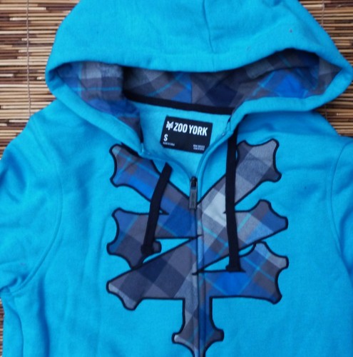 ZOO YORK MENS LOGO COTTON/POLYESTER ZIP-UP HOODIE PICK STYLE & SIZE LIST $56 - Picture 11 of 22