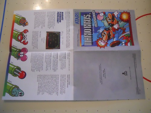 Mario Bros. by Nintendo (Atari 5200, 1983) Game Cartridge w/Manual -Tested/Works - Picture 8 of 9