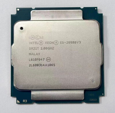 Intel Xeon E5-2698B V3 16 core 32 threads 2.00GHz 135W LGA-2011-3 CPU processor