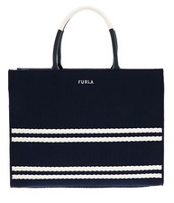 FURLA Opportunity Tote Schultertasche Shopper Toni Mediterraneo dunkelblau Neu