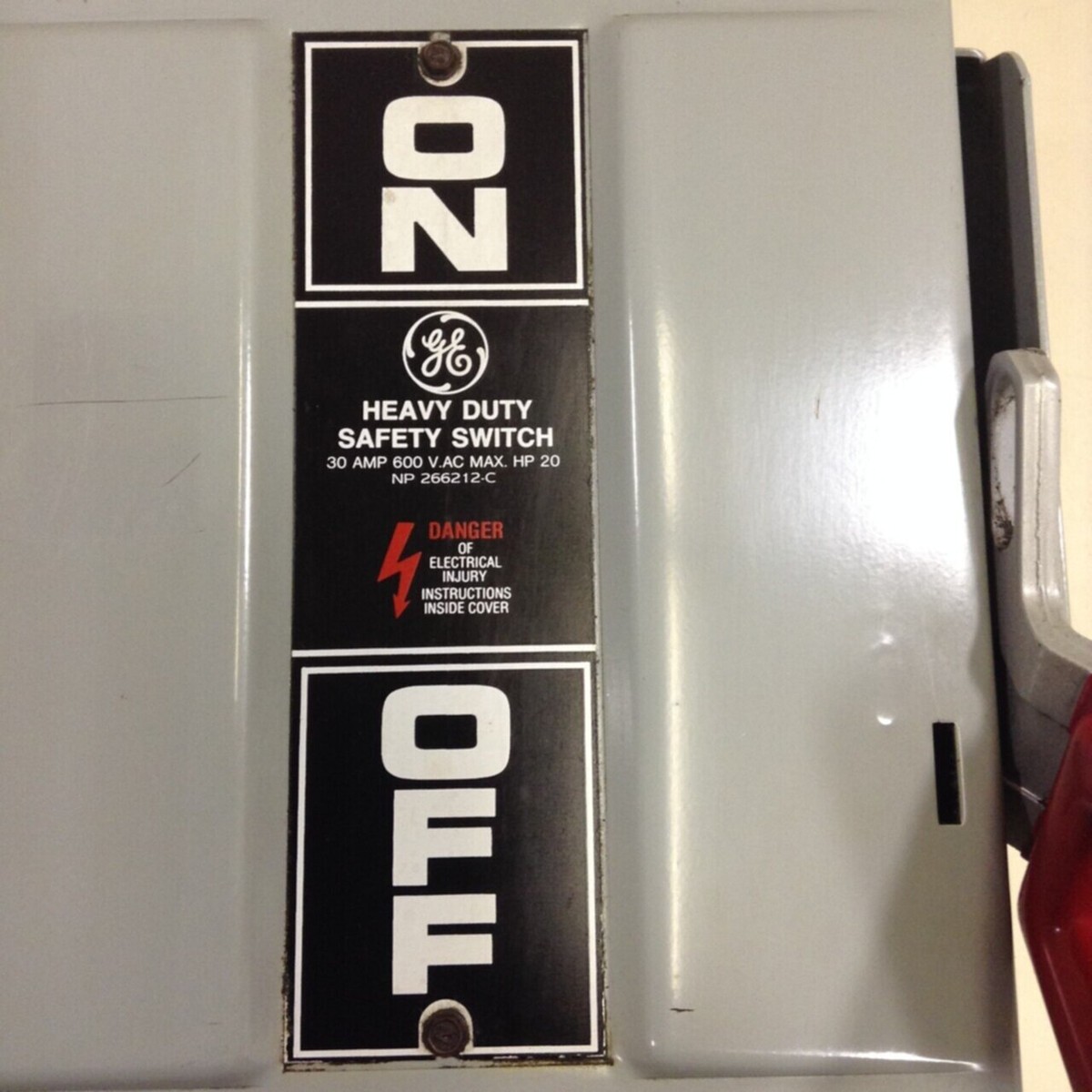 専用ページ② GENERAL ELECTRIC Safety Switch TH3661 Used #72246 | eBay