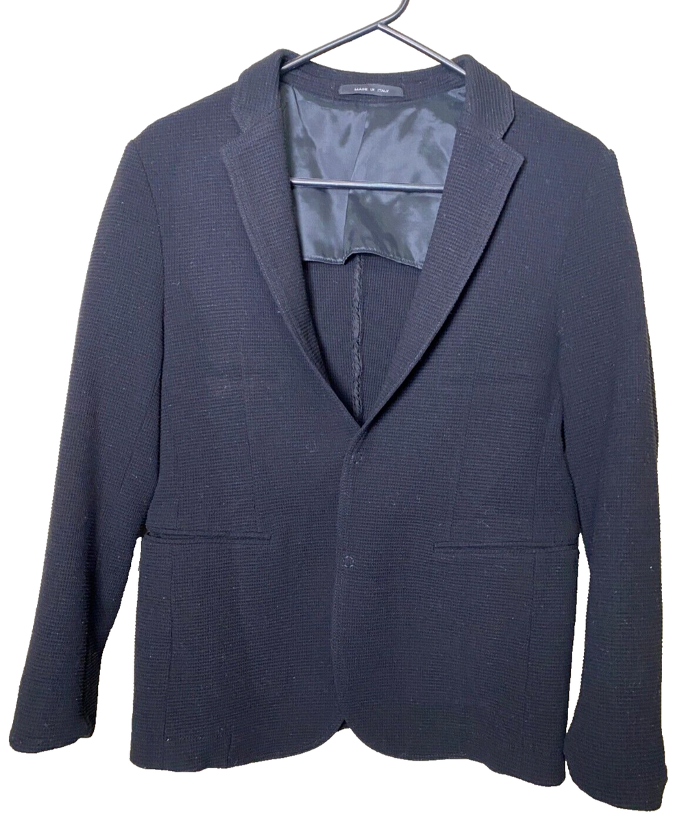 VTG Emporio Armani Mens Virgin Wool Sweater/Jacket rn103723