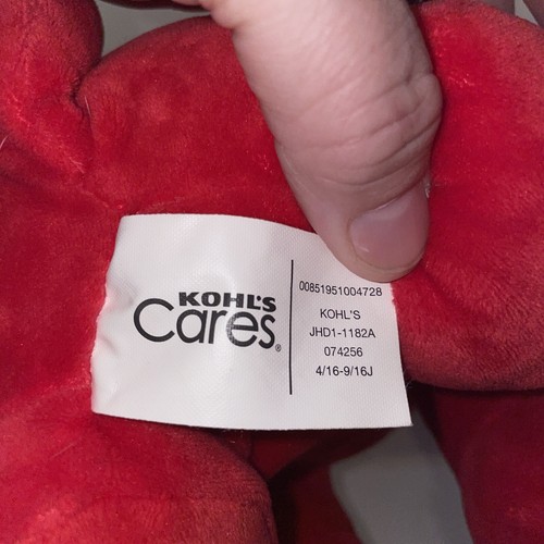 Clifford The Big Red Dog, Kohls Cares, Plush Stuffed Animal 13'' - Picture 4 of 5