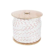 Poly Dacron Rope (1/2 Inch, 600 Feet) Twisted 3 Strand Line - Marine, Commerc...