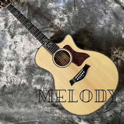 Cutaway 916ce 41'' Acoustic Electric Guitar Spruce Top Rosewood Abalone Inlay