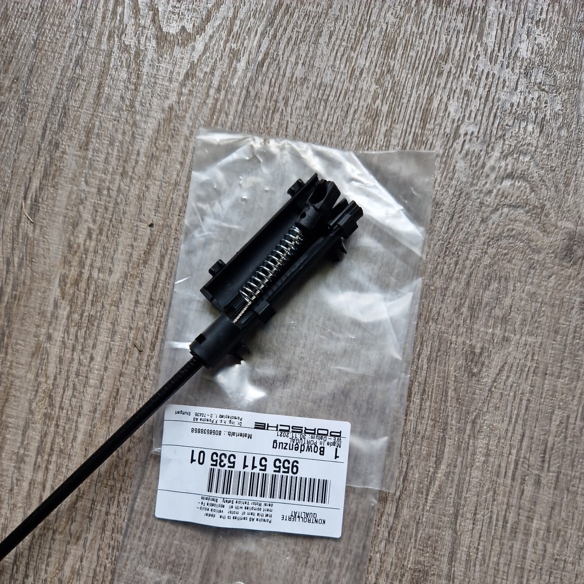 Genuine Porsche Cayenne Hood Latch Lock Release Cable Bowen Bonnet