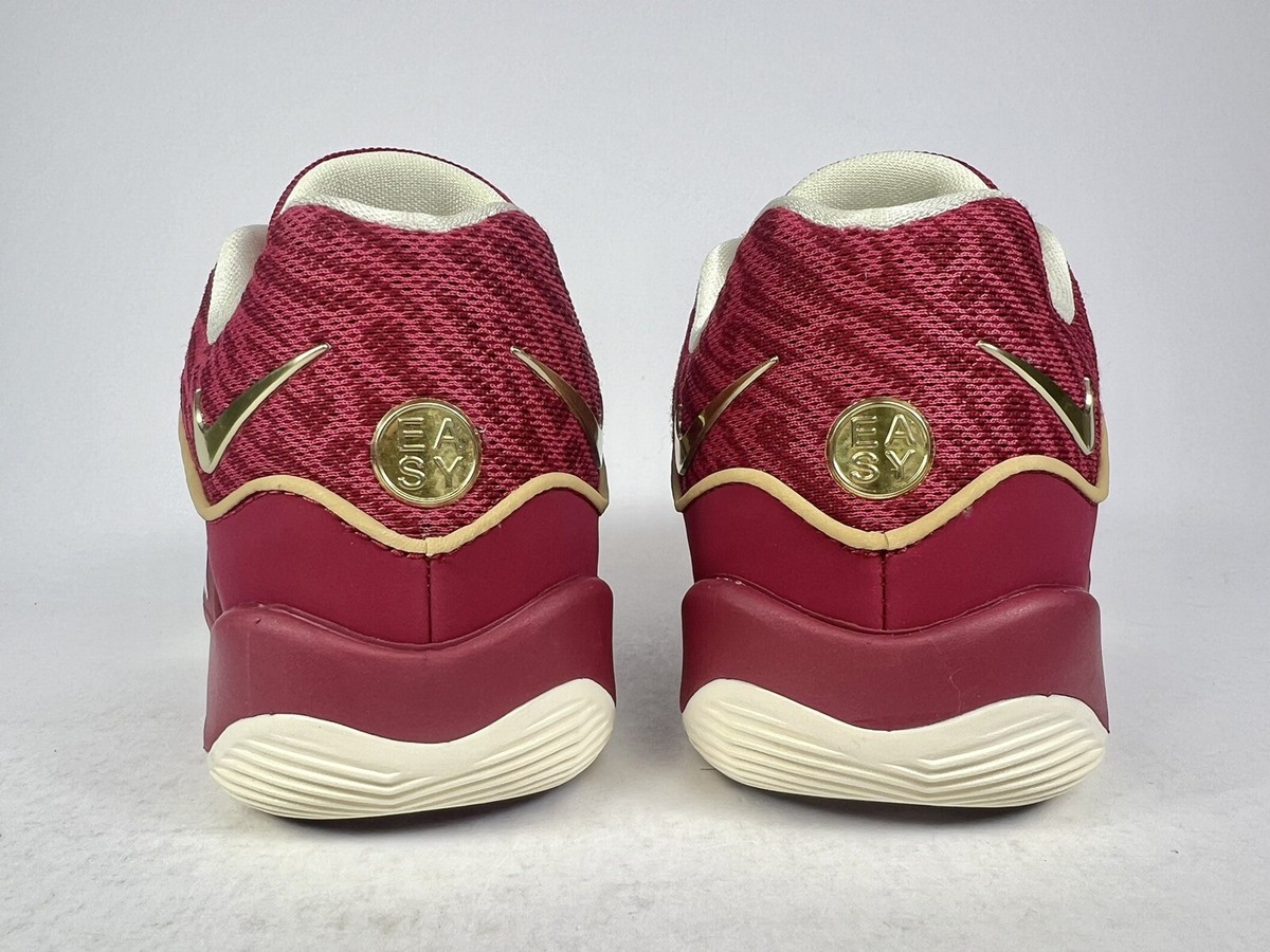 Nike KD 16 ‘NY vs NY’ Maroon Red Gold Basketball Shoes The first KD 16 I put to foot and the comfortability didn main image 4