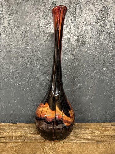 Vintage Italian Vase Art Glass 1970’s Bulb Style - Picture 15 of 15