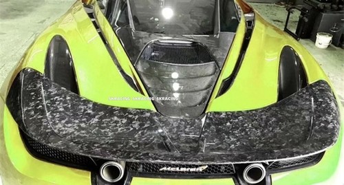 Dry Carbon Fiber For McLaren 2017-2023 720S Coupe Rear Air Bridge kit set - Imagen 18 de 19