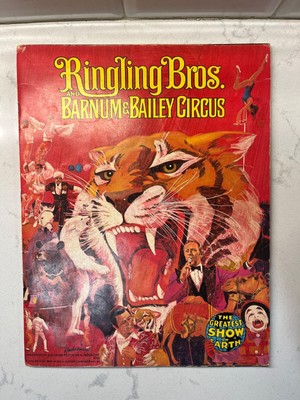 Vintage 1975 Ringling Bros. and Barnum & Bailey Circus Souvenir Program