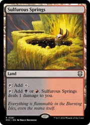 Sulfurous Springs (Ripple Foil) #381 - Commander: Modern Horizons 3