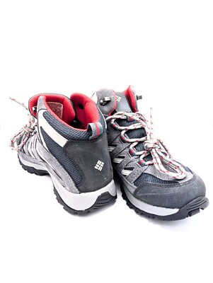 Columbia Crestwood Mid Waterproof Hiking Boots Women Size 7 Grey BL5371-053 NEW