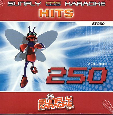 Sunfly Karaoke Hits - SF250 - Karaoke Pop Chart Hits CDG Disc
