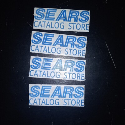HO- 1:87 SEARS CATALOG Store Front signs. 3D PRINTED. Set of four. 