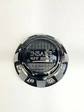 Insane Off Road Gloss Black/Chrome Logo Wheel Center Cap 721L182