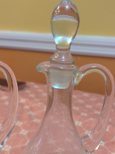 Oil & Vingar Bottles with tops by Princess House - Picture 3 of 4