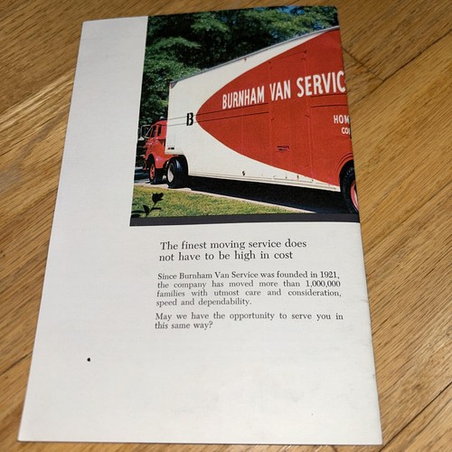 Folleto/libro vintage años 60 BURNHAM VAN SERVICE/COMPAÑÍA DE MUDANZAS - Imagen 9 de 9