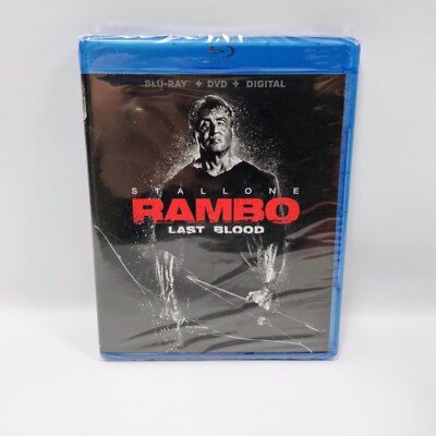 Rambo: Last Blood (Blu-ray +DVD+ Digital Copy, 2019), Stallone, BRAND NEW SEALED