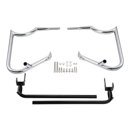 Saddlebag Bracket Guard Bar Fit For Harley Touring Electra Street Glide 2014-22 - Picture 3 of 10