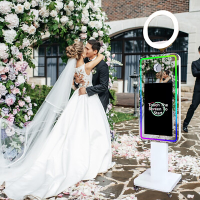 Magischer Spiegel Fotoautomat 21,5'' Touchscreen Kamera DSLR Maschine für Parties