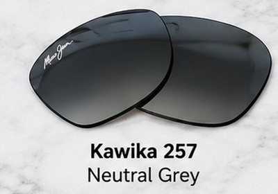 Maui Jim Kawika 257 54mm Neutral Grey Genuine Replacement Lenses