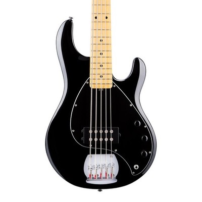 Sterling by Music Man StingRay RAY5 Bassgitarre, schwarz, Ahorn (NEU)